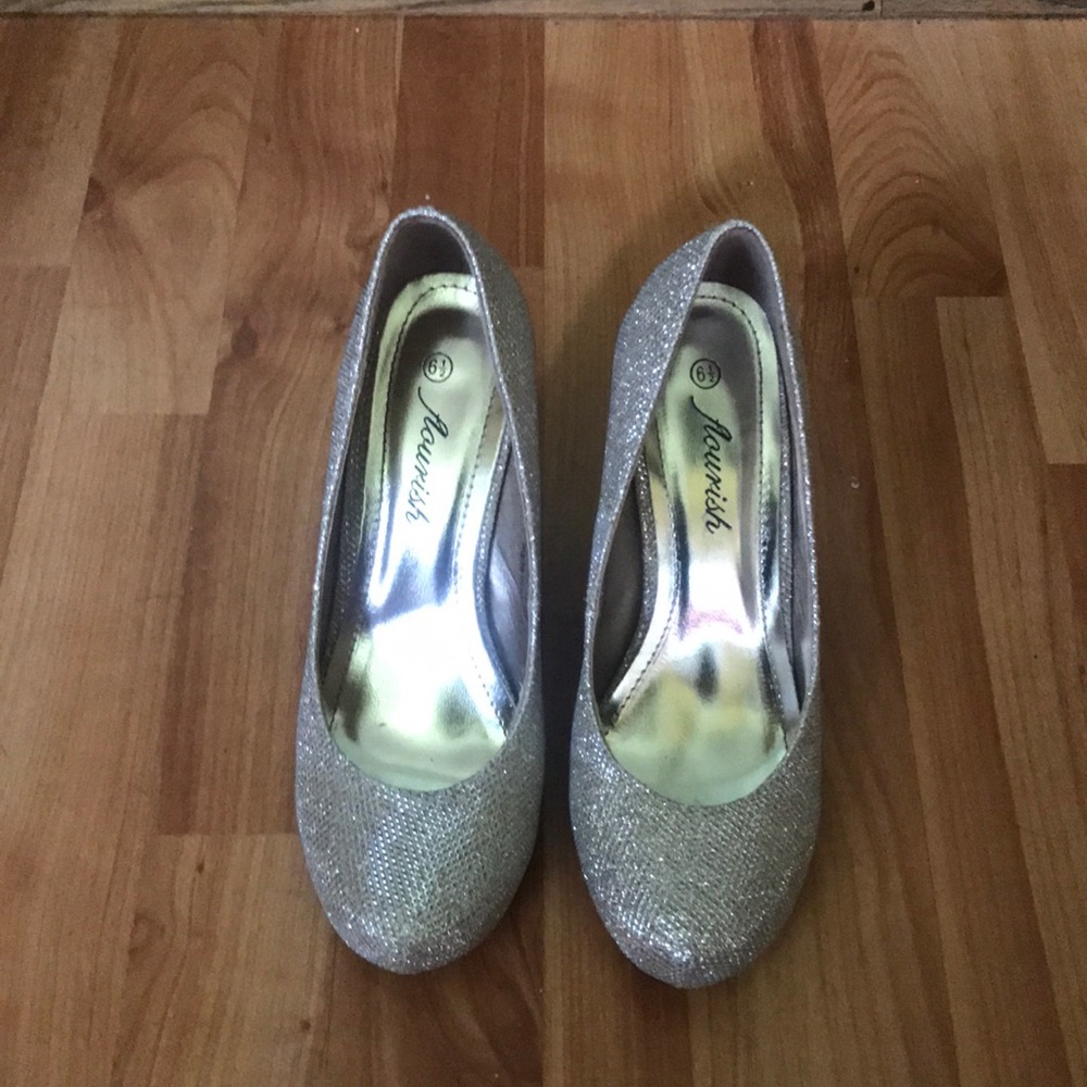 Gold Sparkly Heels
